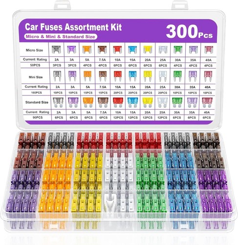 300 pcs fusibili auto - 300,