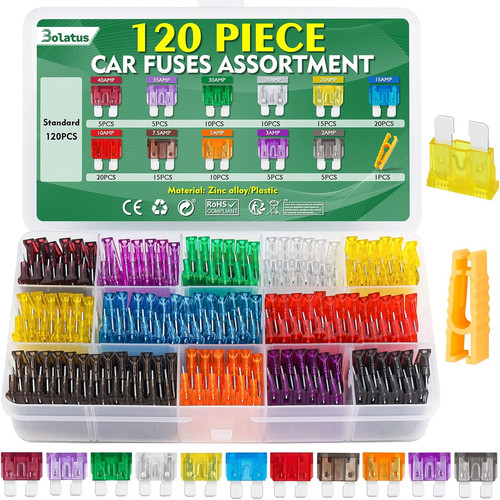 120pcs fusibili auto assortiti - 120pcs,