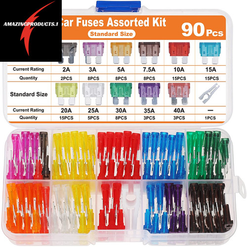 Fusibili auto kit pcs - fusibili, 90