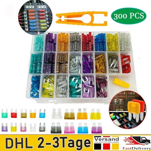300pz fusibili auto set - fusibili,