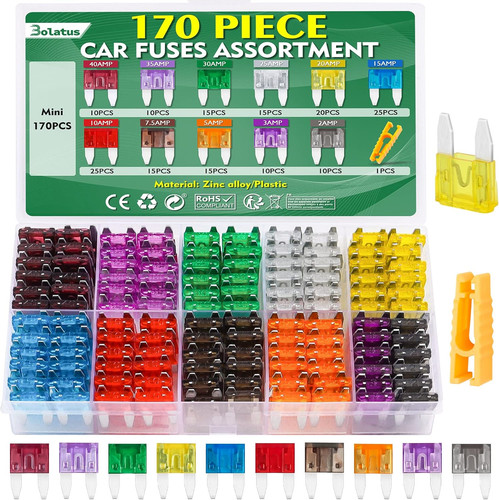 170pcs mini fusibili auto - mini,