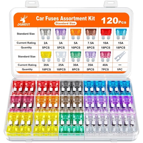 Fusibili auto set 120 pezzi