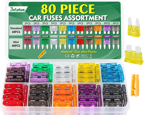 80pcs kit fusibili auto - 80pcs,